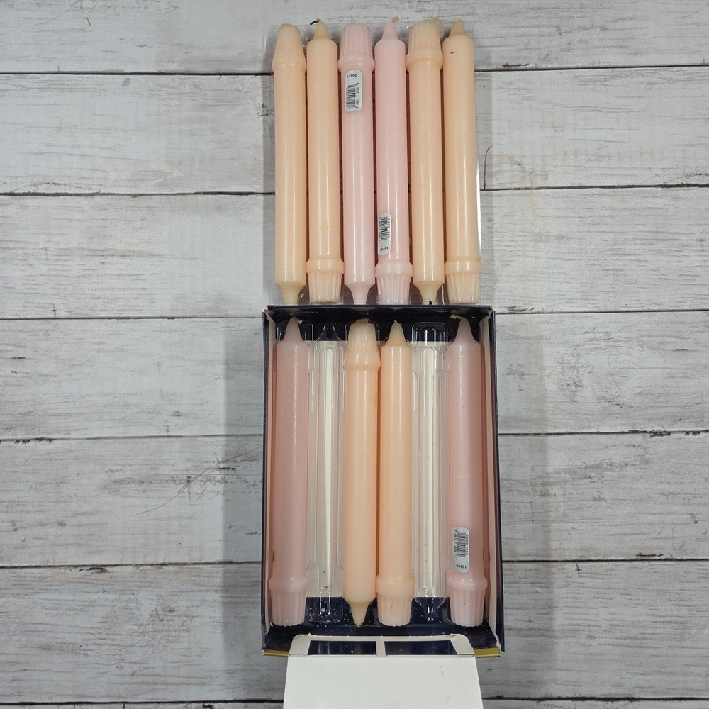Colonial Candle Taper Candles‎ 8in Pink Pink Confection CC08 10pk